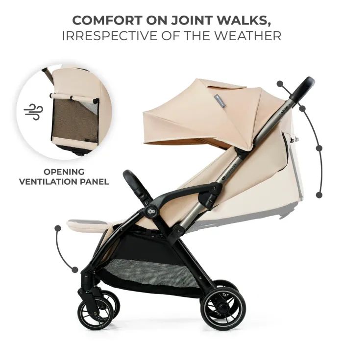 Коляска Kinderkraft Apino Dune Beige (KSAPIN00BEG0000) (5902533924110) изображение 8