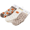 Шкарпетки дитячі Bross з тигриками (22887-0-6B-beige)
