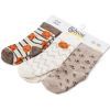 Шкарпетки дитячі Bross з тигриками (22887-0-6B-beige)