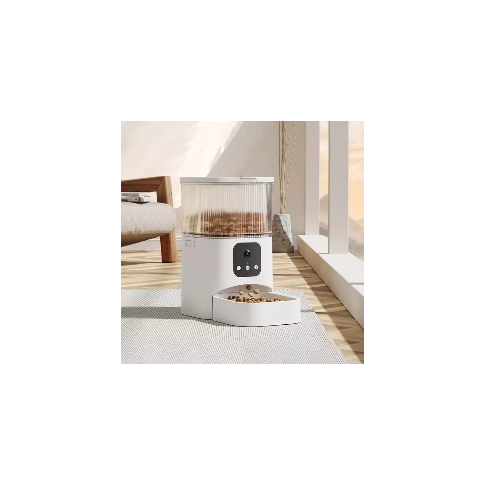 Универсальная посуда для животных Catmaster Смарт автоматическая кормушка Feeder Wifi+Camera (PT08V) изображение 2