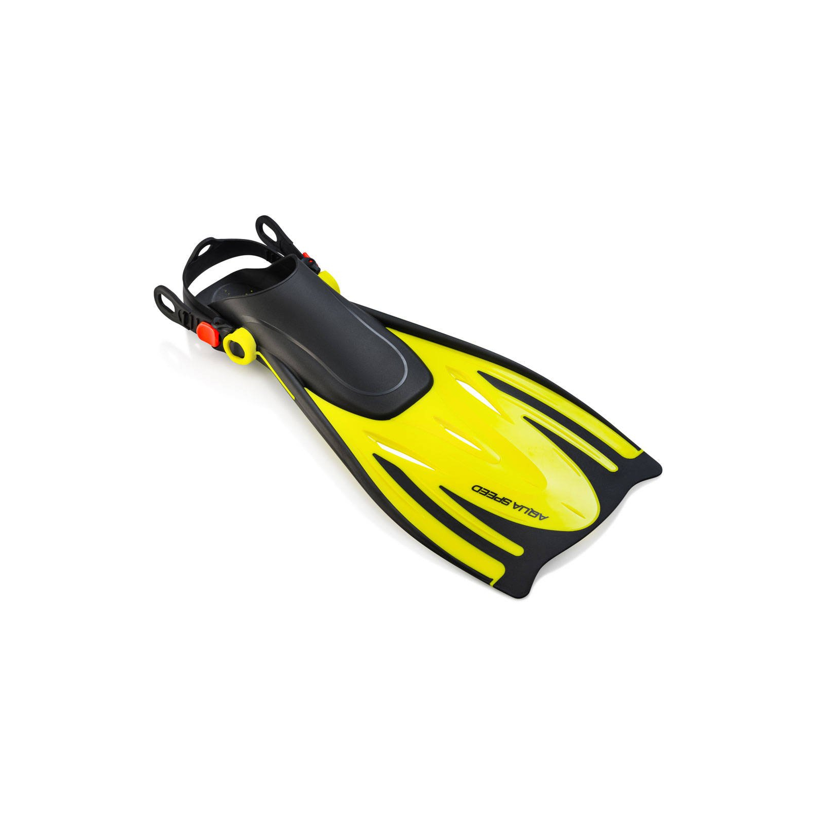 Ласты Aqua Speed Wombat Kid 528-18-1 чорний, жовтий 27-31 (5908217630339) изображение 3