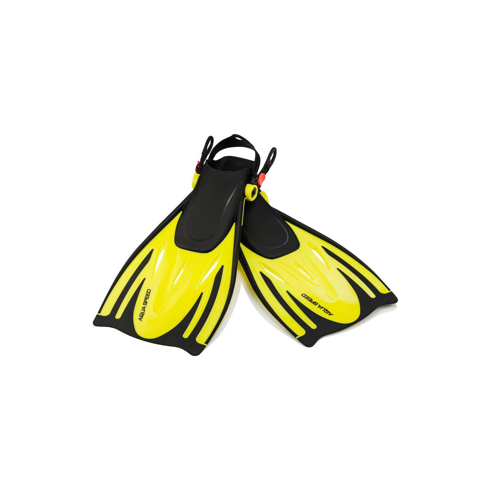 Ласты Aqua Speed Wombat Kid 528-18-1 чорний, жовтий 27-31 (5908217630339)