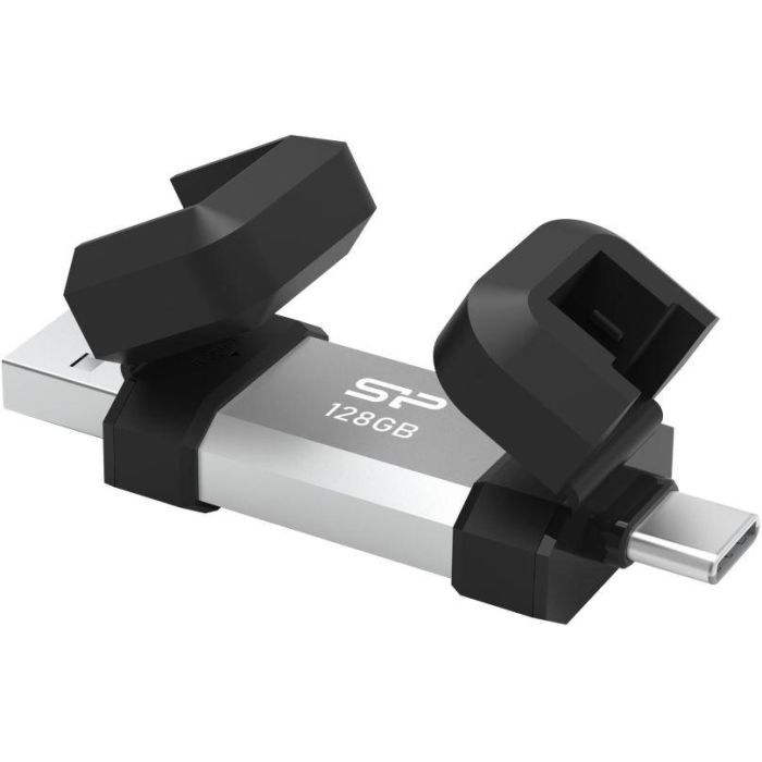USB флеш накопичувач Silicon Power USB 128G SILICON POWER usb3.2+TypeC Mobile C51 (SP128GBUC3C51V1S) зображення 2