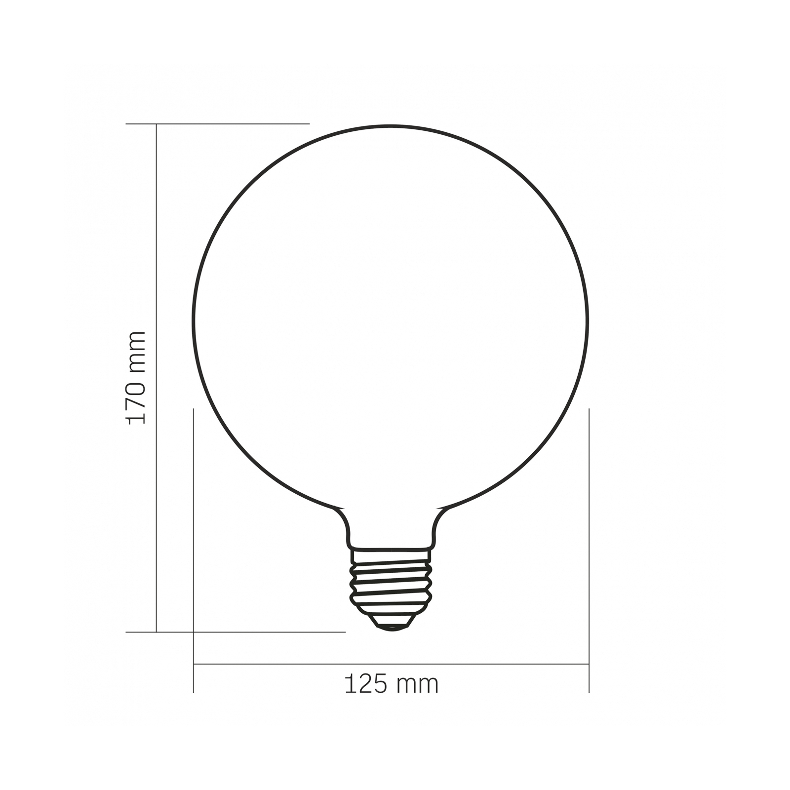Лампочка Videx Filament 7W E27 3000K Porcelain dimmable (VL-DG125MO) зображення 3