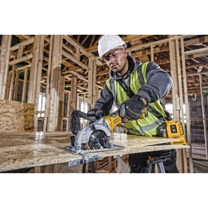 Дискова пила DeWALT 18В XR Li-Ion, диск 115х9.5 мм, 2.5 кг, TSTAK (без АКБ та ЗУ) (DCS571NT) зображення 7