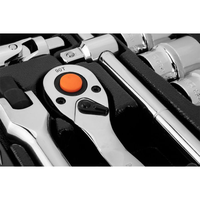 Набор головок Neo Tools 25шт, 1/2", CrV, металлический кейс (10-036) изображение 3