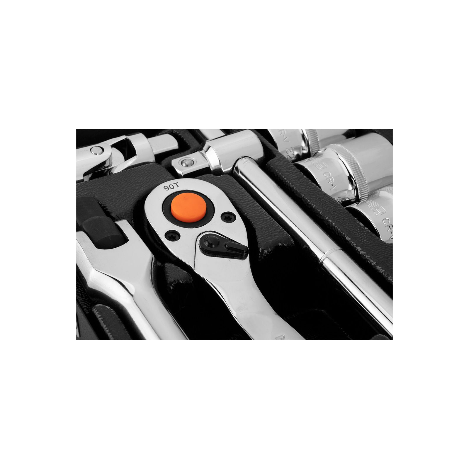 Набір головок Neo Tools 25шт, 1/2", CrV, металевий кейс (10-036) зображення 3
