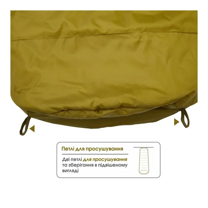 Спальний мішок Mousson PLATO R Olive (9044) зображення 11