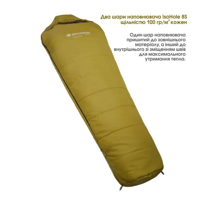 Спальний мішок Mousson PLATO R Olive (9044) зображення 3