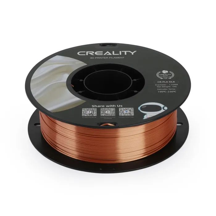 Пластик для 3D-принтера Creality PLA silky shine 1кг, 1.75мм, silver (3301120007) изображение 4