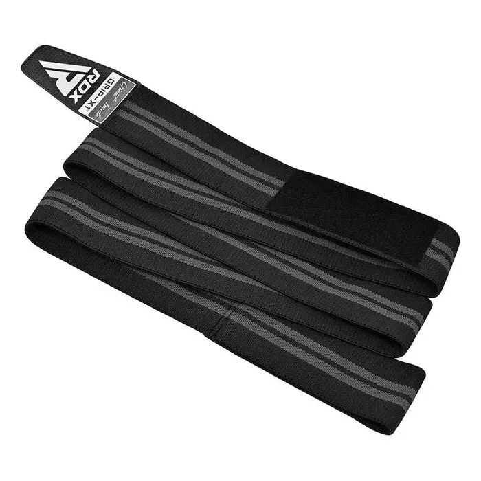 Бинт для спорту RDX KR11 Gym Knee Wrap Black/White (WAH-KR11BW) зображення 5