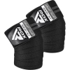 Бинт для спорта RDX на коліна KR11 GYM Knee Wrap Black/Grey (WAH-KR11BG)