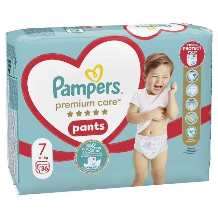 Подгузники Pampers Premium Care Pants Трусики Размер 7 (17+кг) 27 шт. (8006540807026) изображение 2