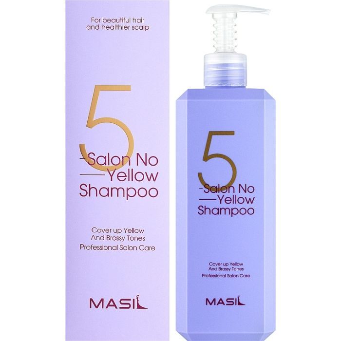 Шампунь Masil 5 Salon No Yellow Shampoo 500 мл (8809744061191) изображение 2
