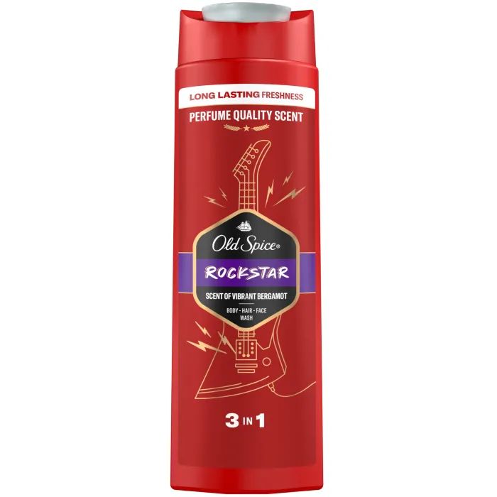 Гель для душу Old Spice 3-в-1 Rockstar 400 мл (8700216232746) зображення 2