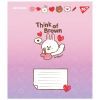 Тетрадь Yes Line Friends. Love letter 12 листов линия (766948) изображение 3