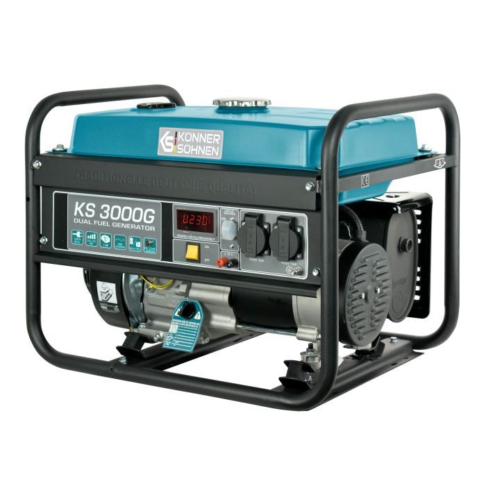 Генератор Konner&Sohnen газ-бензин KS 3000G, 230V, 3.0kW, ручний запуск (KS3000G) зображення 3