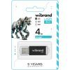 USB флеш накопитель Wibrand 4GB Cougar BlackUSB 2.0 (WI2.0/CU4P1B) изображение 2