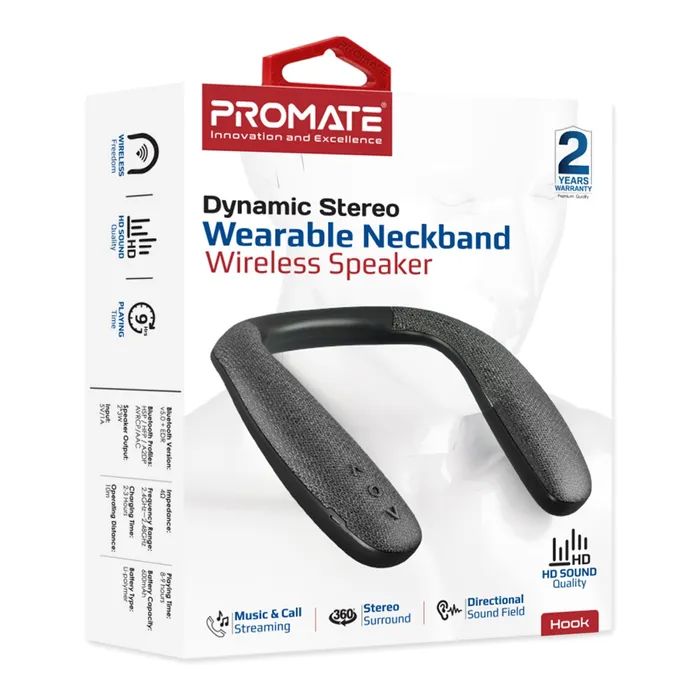 Акустична система Promate Hook Black (hook.black) зображення 2