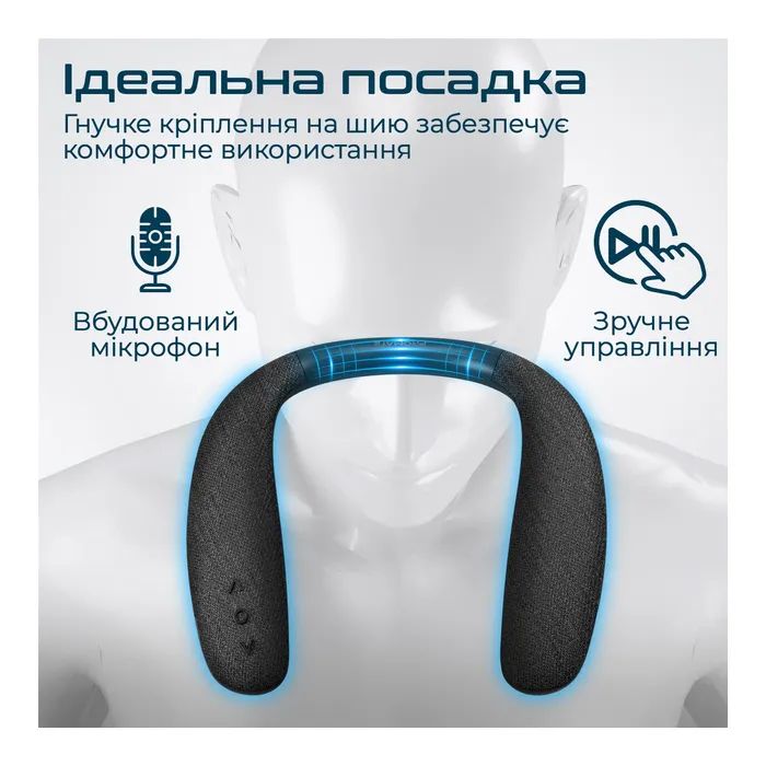 Акустична система Promate Hook Black (hook.black) зображення 5