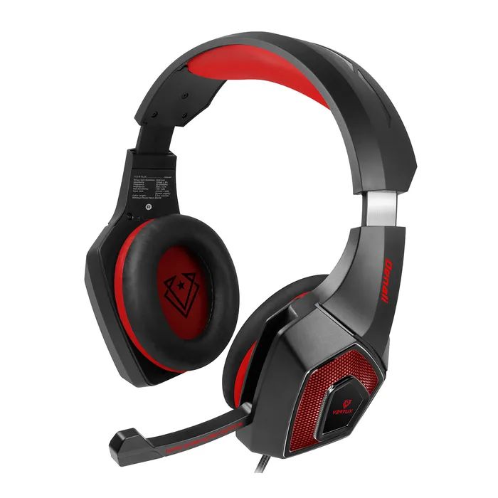 Навушники Vertux Denali 7.1 Mini Jack 3.5мм Red (denali.red)