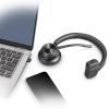Наушники Poly Voyager 4310-M USB-A/Bluetooth з адаптером BT700 Black (77Y91AA) изображение 4
