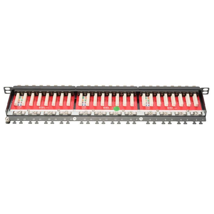 Патч-панель 19" 24xRJ-45 STP cat.6A, 0.5U Digitus (DN-91624S-SL-EA) изображение 6