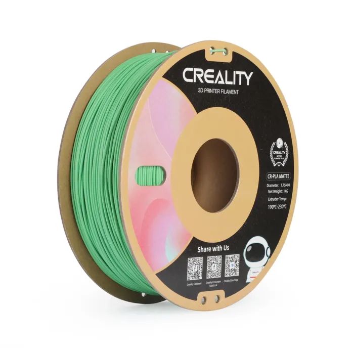 Пластик для 3D-принтера Creality PLA matte 1кг, 1.75мм, black (3301010297)