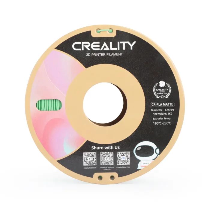 Пластик для 3D-принтера Creality PLA matte 1кг, 1.75мм, black (3301010297) изображение 4