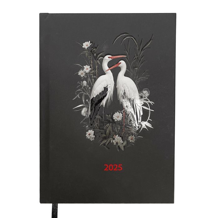 Еженедельник Buromax датированный 2025 FREE, А5 черный (BM.2166-01)