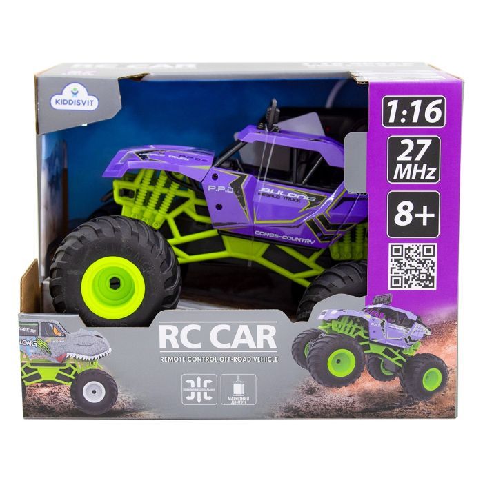 Радіокерована іграшка Sulong Toys Bigfoot Off-road – Violet (1:16, 27 МГц (MHz)) (SL-358RHV) зображення 2