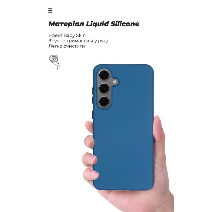 Чехол для мобильного телефона Armorstandart ICON Samsung S24 FE Blue (ARM76936) изображение 7