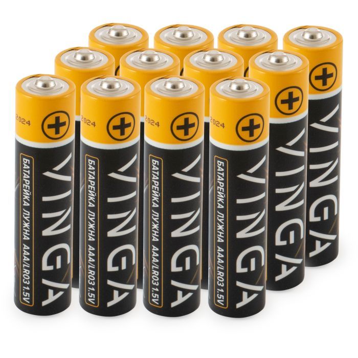 Батарейка AAA LR03 Alkaline 2pcs Blister Vinga (VJABAAA2) изображение 2