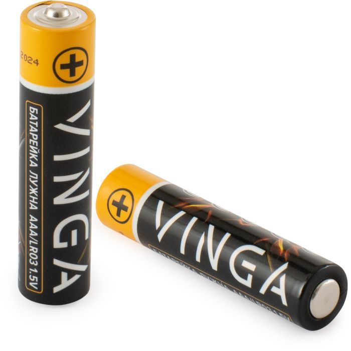 Батарейка AAA LR03 Alkaline 2pcs Blister Vinga (VJABAAA2) изображение 3