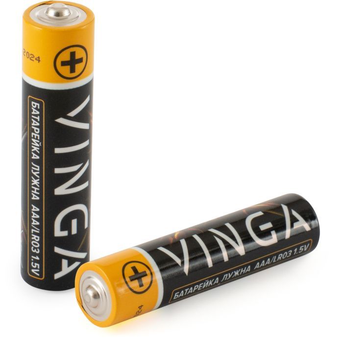 Батарейка AAA LR03 Alkaline 2pcs Blister Vinga (VJABAAA2) изображение 4