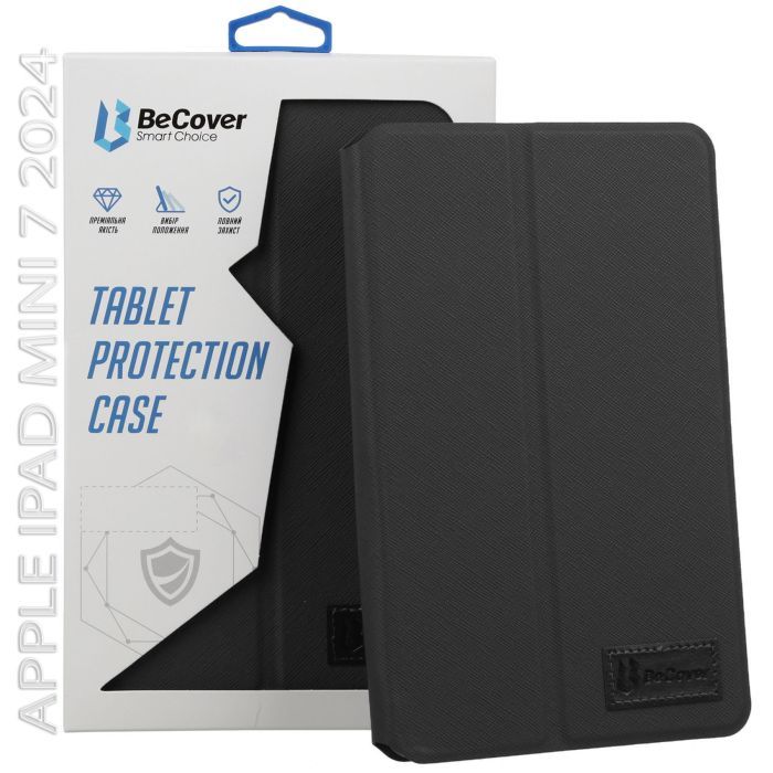 Чехол для планшета BeCover Premium Apple iPad Mini 7 2024 Black (712435)