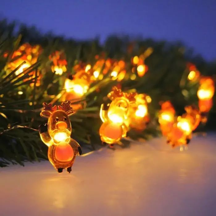 Гирлянда Chomik Струна Олень 2.2 м 20 LED Теплый белый (5900779854161) изображение 4