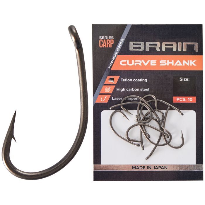 Гачок Brain Curve Shank 4 (10 шт/уп) (1858.80.14)