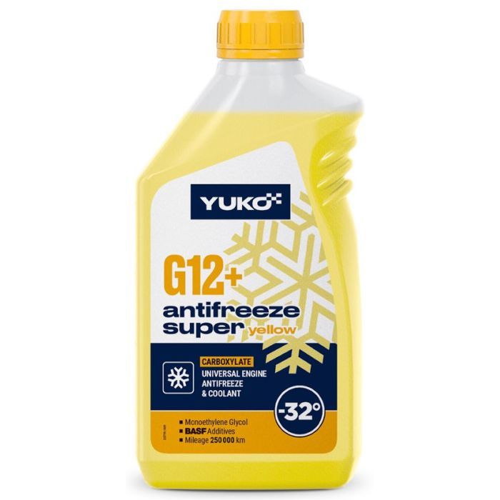 Антифриз Yuko -32 Super G12+ жовтий 1л (4823110404447)