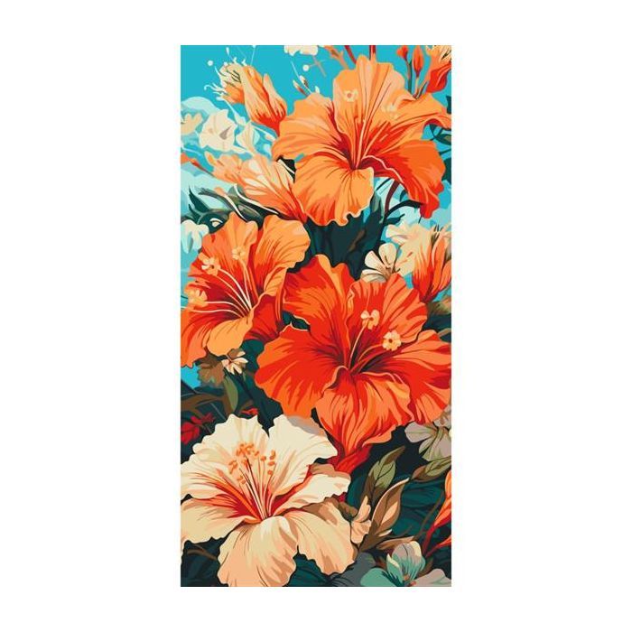 Картина по номерам ArtCraft Гибискус 40х80 см (13073-AC)