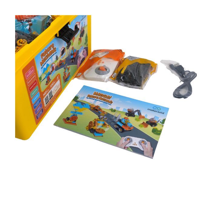Конструктор Makerzoid Big Bloks - Future Mechanic (Механик будущего) (MKZ-OBK-EC) изображение 6