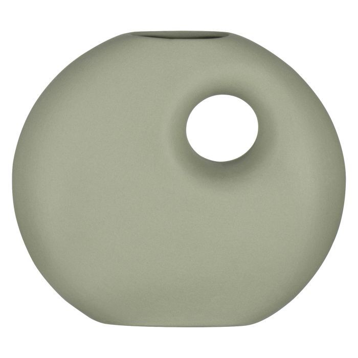 Ваза Ardesto Capri, 14х12см, порцеляна, зелений (AR3809O)