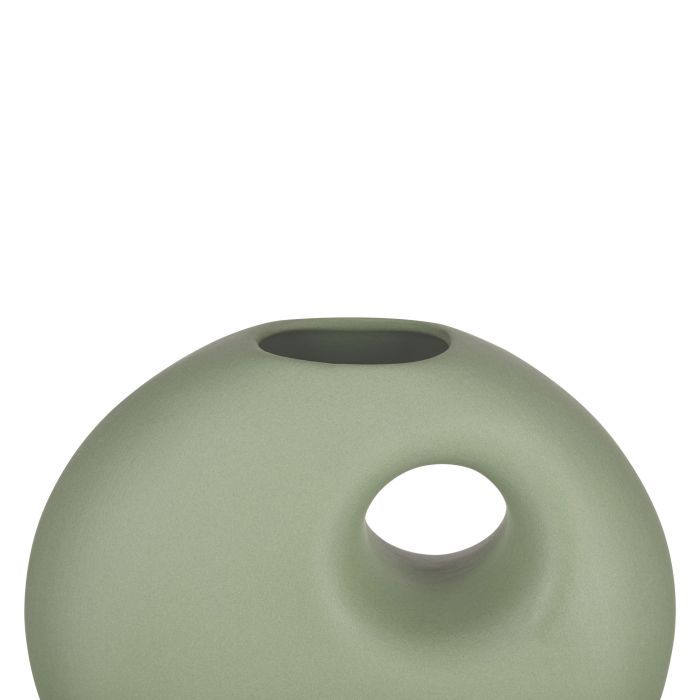 Ваза Ardesto Capri, 14х12см, порцеляна, зелений (AR3809O) изображение 3
