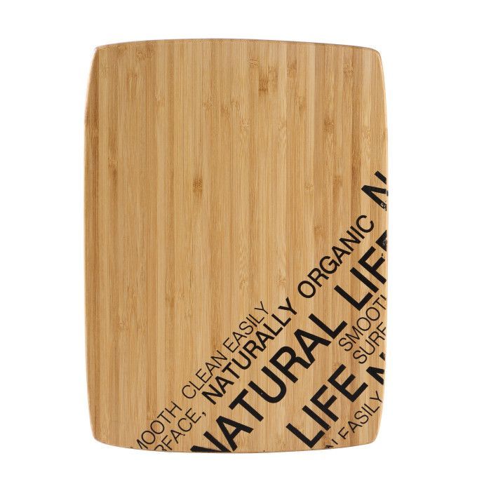Дошка для нарізання Bergner Natural, 30x22x1.5 см, бамбук (BG-4920)