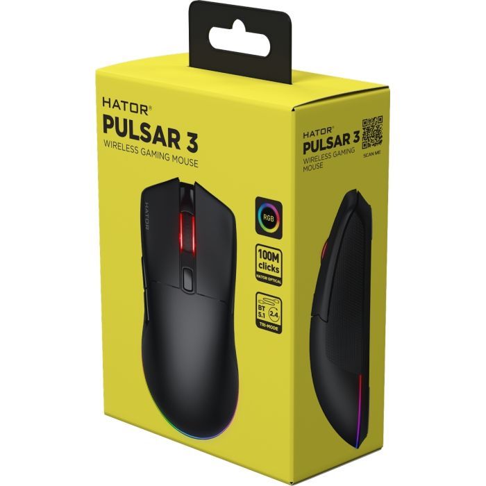 Мишка Hator Pulsar 3 Wireless Black (HTM630) зображення 6