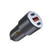 Зарядний пристрій XO CC45 1 USB QC 3.0 + 2 Type-C PD (60W) Black (XO-CC45-BK) зображення 2