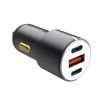 Зарядний пристрій XO CC45 1 USB QC 3.0 + 2 Type-C PD (60W) Black (XO-CC45-BK) зображення 5