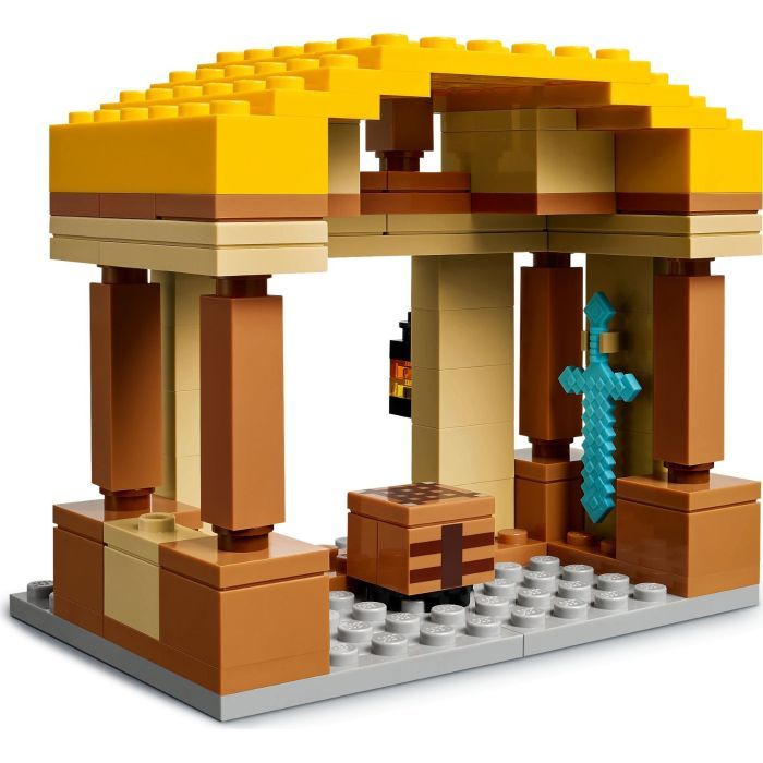 Конструктор LEGO Minecraft Нападение на деревню с воздушным шаром Гаст (21273) изображение 6