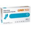 Медицинские перчатки Unex Medical Нитриловые Неопудренные диагностические Размер XS Синие 100 шт. (4.1003) (4780057480029)
