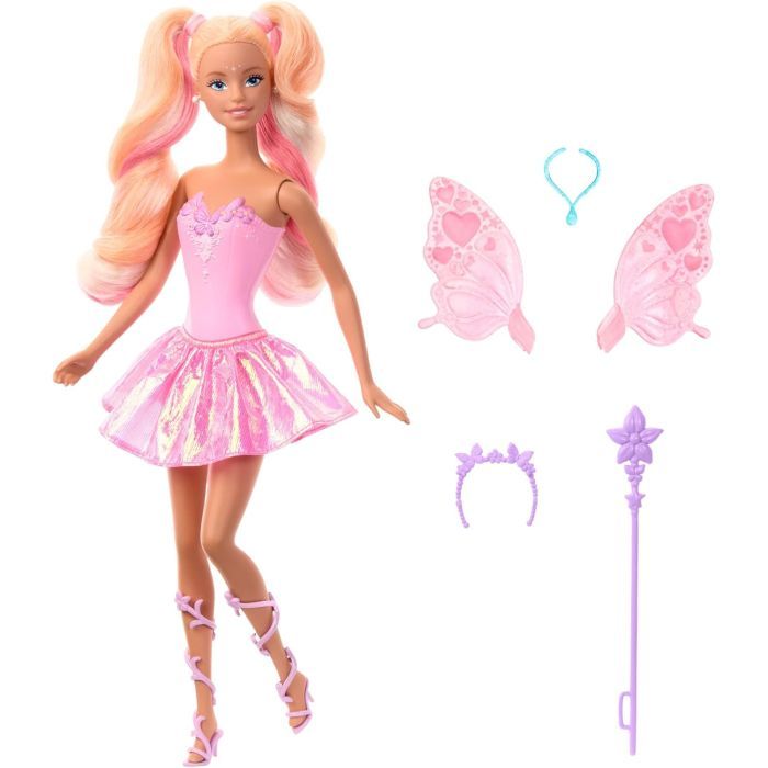 Кукла Barbie фея Волшебная игра цветов серии Фантастический мир (JCP76) изображение 2